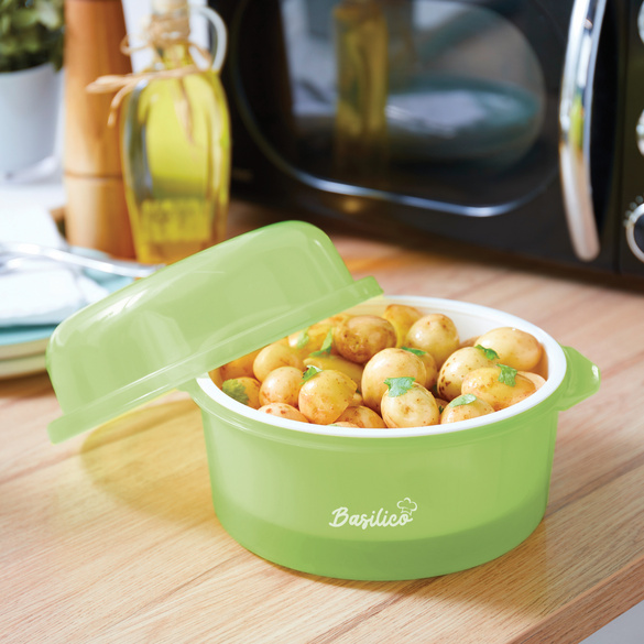 Faitout micro-ondes pour pommes de terre Basilico