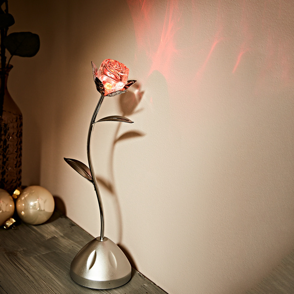 Lampe LED Rose aux couleurs changeantes