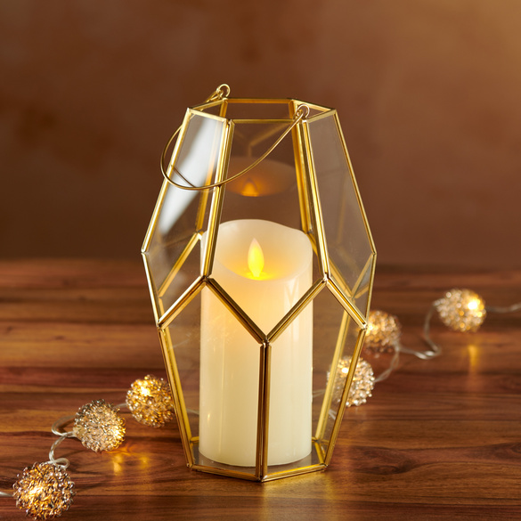 Lanterne avec bougie LED Eldo