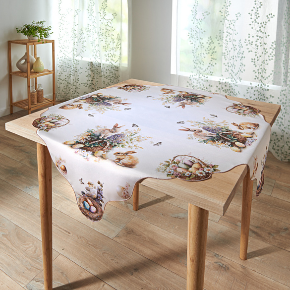 Surnappe Nids de Pâques 85 x 85 cm