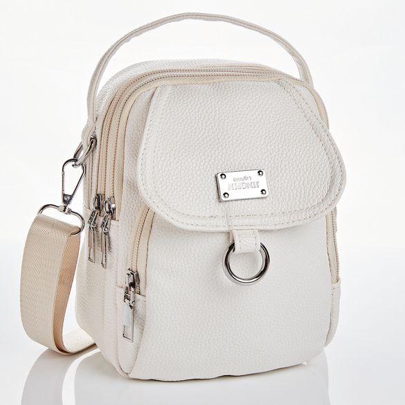 Sac à main style boxy, blanc