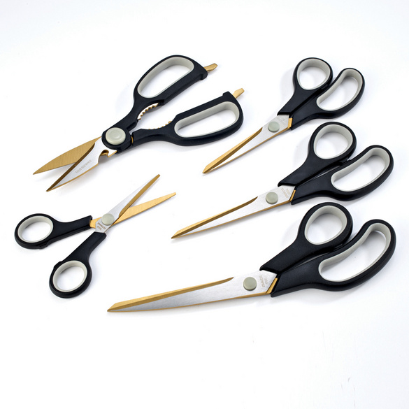 Ciseaux en inox, lot de 5 paires