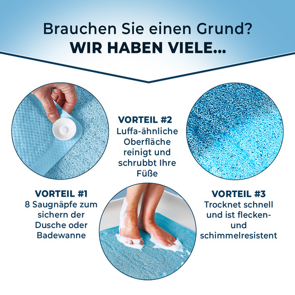 Tapis de bain 2 en 1