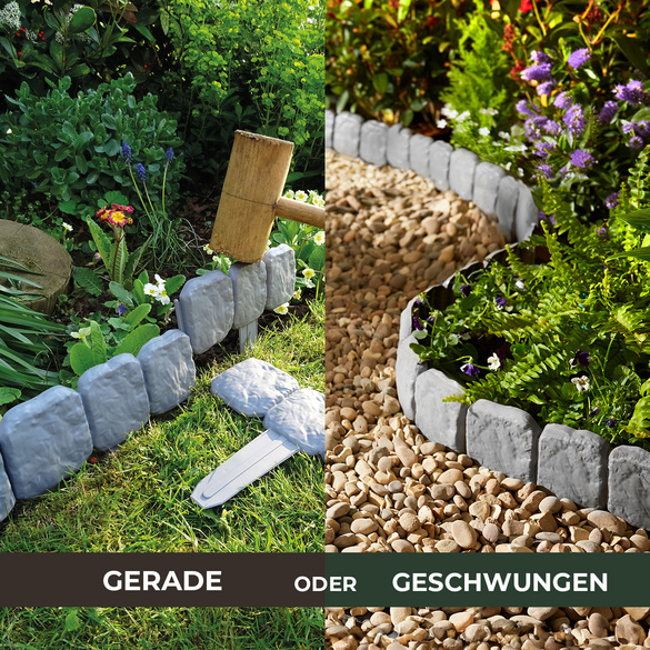 Lot de 10 éléments de bordure Pierre Gainsborough