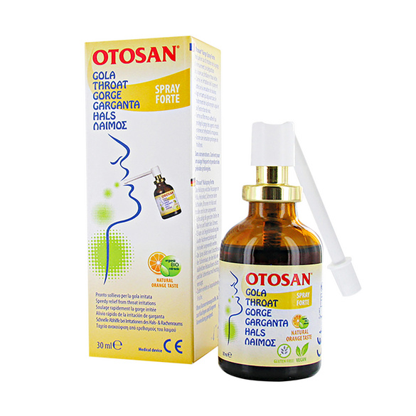 Spray pour la gorge et le pharynx Otosan Forte 30ml
