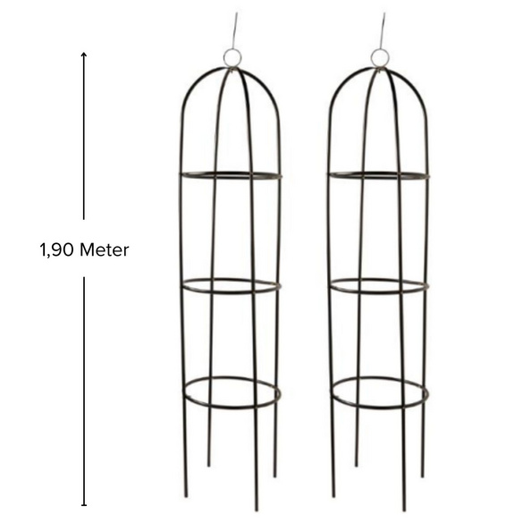 Lot de 2 obélisques pour jardin Gainsborough