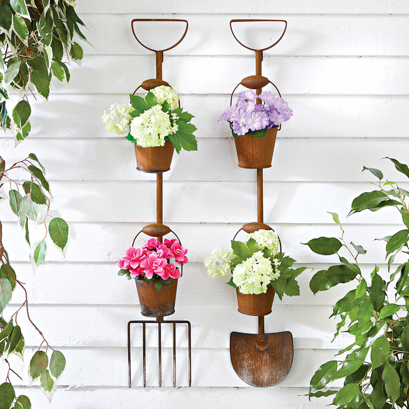 Lot de 2 pots de fleurs rustiques Gainsborough