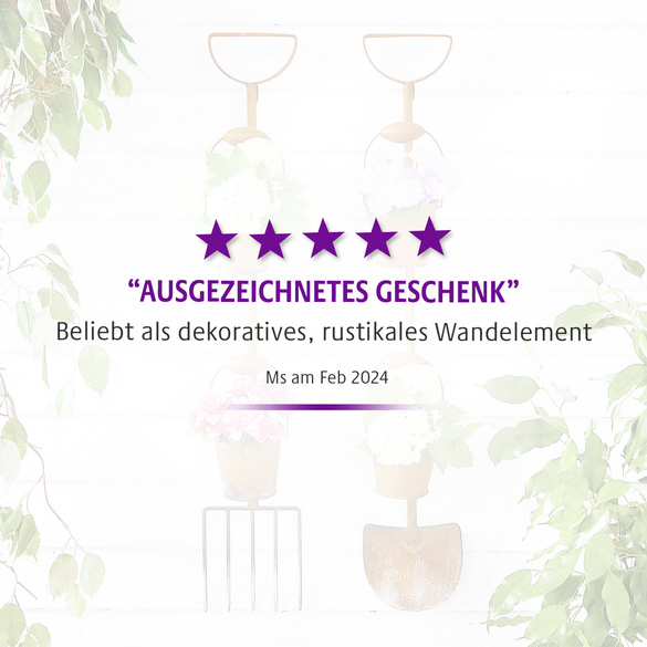 Lot de 2 pots de fleurs rustiques Gainsborough