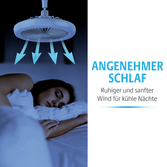 Ventilateur de plafond avec lumière Bergström