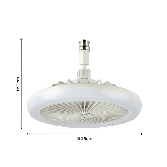 Ventilateur de plafond avec lumière Bergström