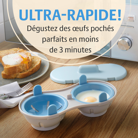 Pocheuse à œufs pour micro-ondes 2 en 1 Basilico