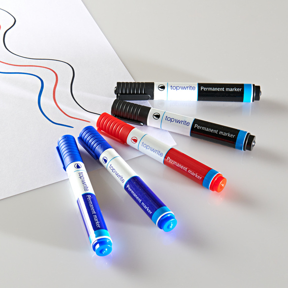 Lot de 5 marqueurs permanents