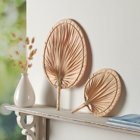 Lot de 2 feuilles de palmier