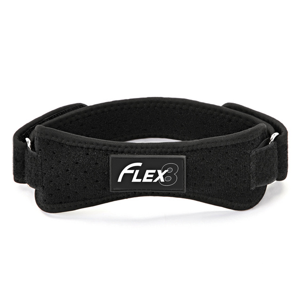 Lot de 2 sangles pour genou, noir