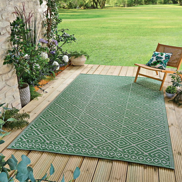 Tapis de jardin 175 x 270 cm, vert Gainsborough