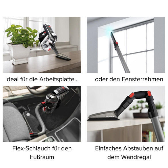 Invictus X9 aspirateur sans sac à batterie 21 pcs.