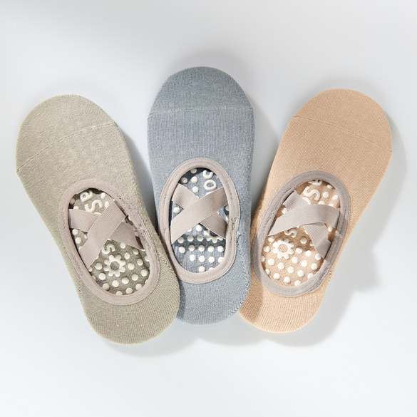 Lot de 3 paires de chaussettes antidérapantes