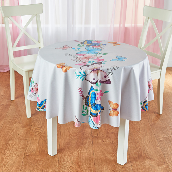 Nappe "Papillons" Ø 140 cm