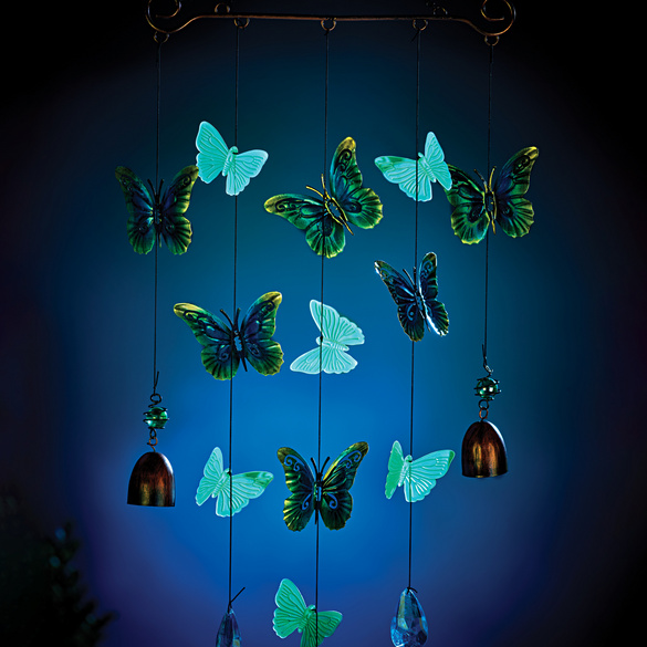 Carillon éolien "Papillons" autoluminescent Gainsborough
