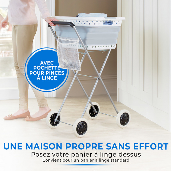 Chariot à linge Clarsen