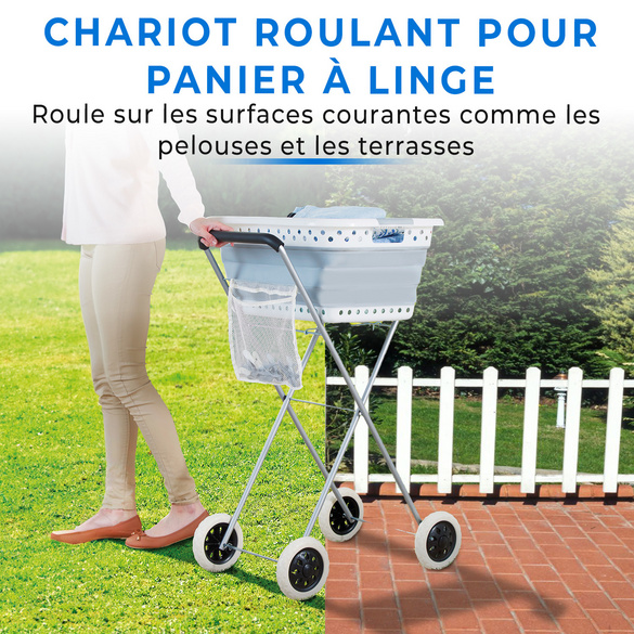 Chariot à linge Clarsen