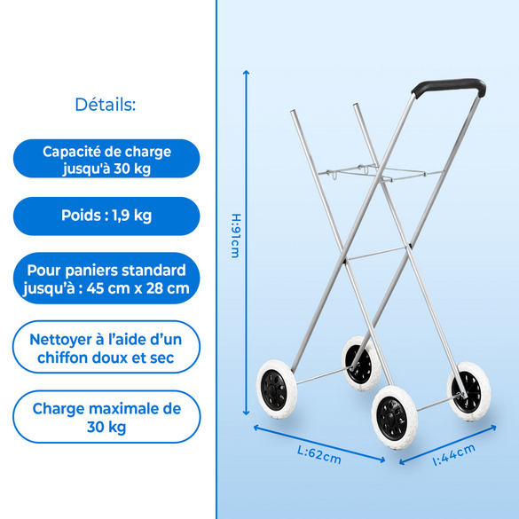 Chariot à linge Clarsen