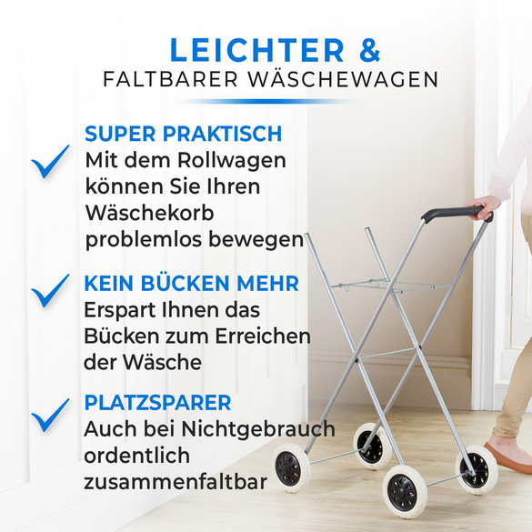 Chariot à linge Clarsen