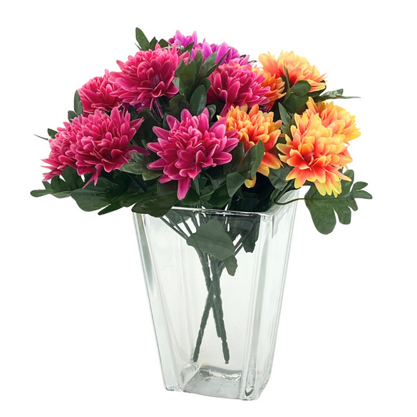 Lot de 3 bouquets "Dahlias" pour balconnière Gainsborough