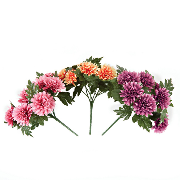 Lot de 3 bouquets "Dahlias" pour balconnière Gainsborough