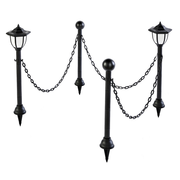 Ensemble lampes solaires de jardin Gainsborough, 4 pièces