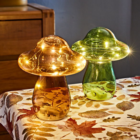 Champignon LED Eldo, coloris or