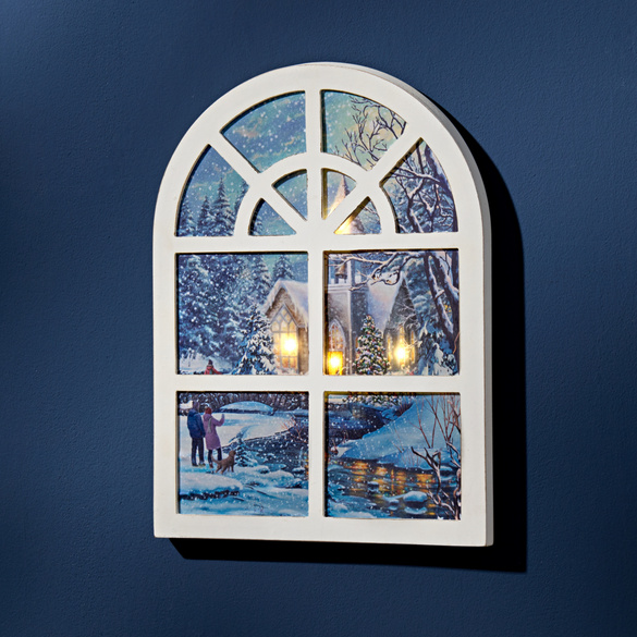 Tableau LED "Décor hivernal" Eldo