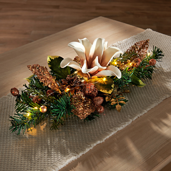 Composition florale de table LED Eldo