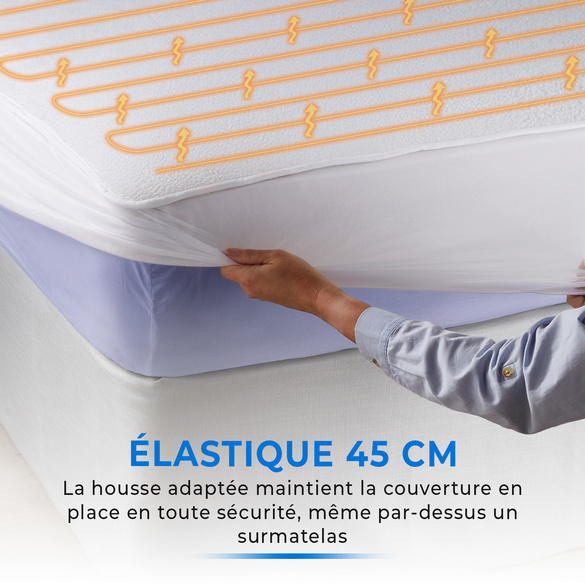 Couverture chauffante housse