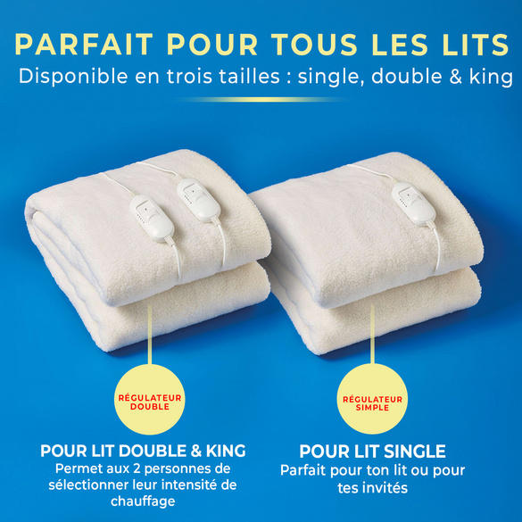 Couverture chauffante housse