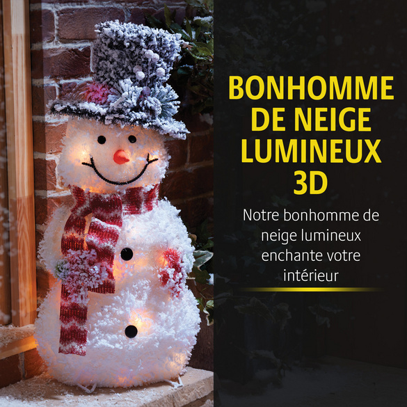 Bonhomme de neige LED « Mr. Frosty » Gainsborough