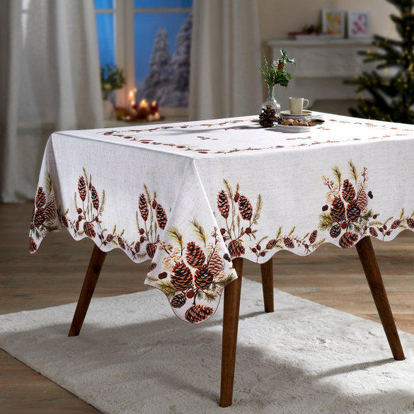 Nappe "Pommes de pin" 130 x 170 cm Eldo