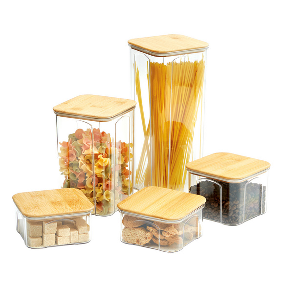 Boîtes De Conservation EMSA OneClick - Lot De 5 - 1,2 L Chacune - 100% Hermétique, Garde Les Aliments Frais Plus Longtemps