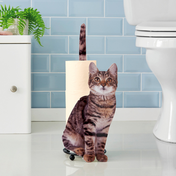 Porte-papier toilette "Chat"