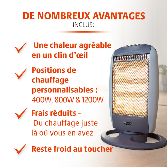 Chauffage halogène Bergström