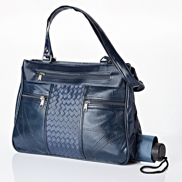 Sac avec parapluie, bleu marine