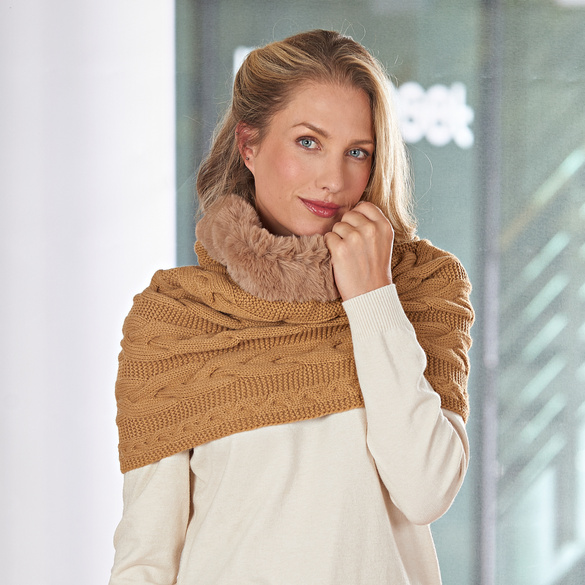 Snood 3 en 1, camel