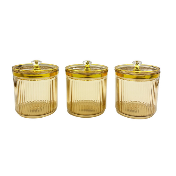 Lot de 3 boîtes de conservation avec couvercle, Eldo
