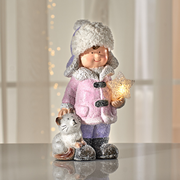 Figurine hivernale LED Eldo