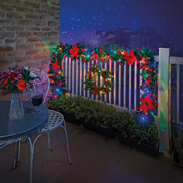 Couronne de Noël LED Ø 40 cm Gainsborough