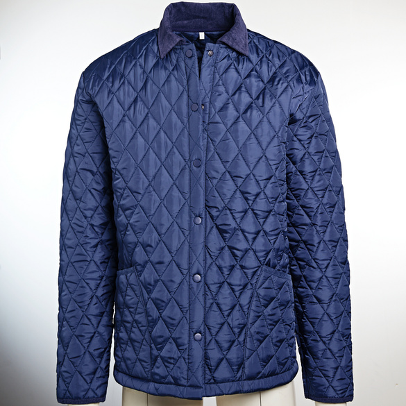 Veste ouatinée pour hommes, bleu