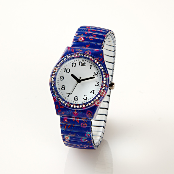 Montre-bracelet femme "Fleurs"