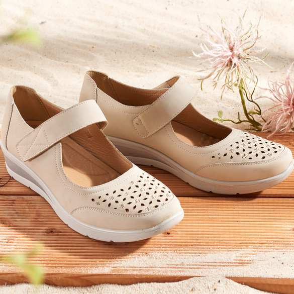 soulier beige femme