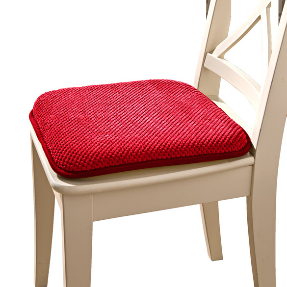 Lot de 2 coussins de chaises, rouge Eldo