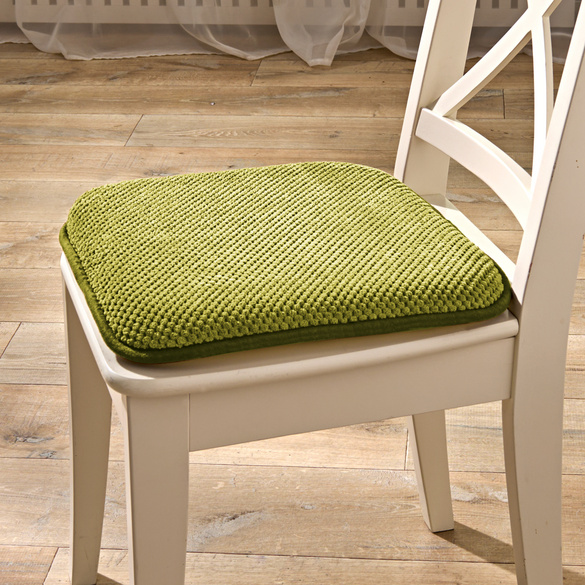 Lot de 2 coussins de chaises, vert Eldo